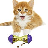 BIGWING Style-Almacenamiento para Gato Mascota Dispensador Juguete Interactivo Rodeado con Hueco Tener la Comida Haciendo Ejercicios, 4,80 x 1,90 Pulgada