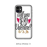 Generico Funda Carcasa Compatible para Apple iPhone 11 Amor de San Valentín mi Amor/Imprimir también en los Lados/Teléfono Rígido a presión Antideslizante Antiarañazos Resistente a los Golpes Protect